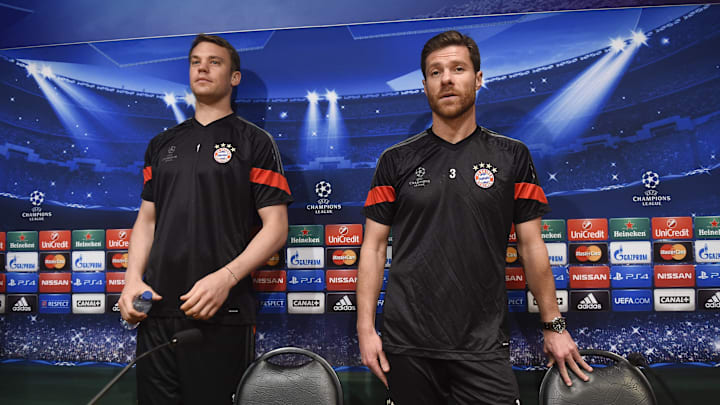 Xabi Alonso and Manuel Neuer