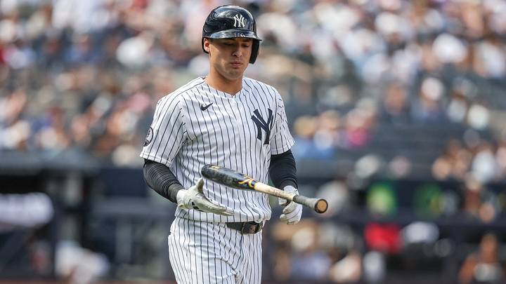 New York Yankees infielder Anthony Volpe. New York Yankees infielder Anthony Volpe.