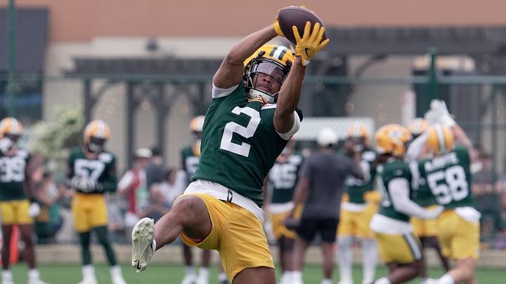 Green Bay Packers cornerback Brandon Cisse (2) is shown at training camp Friday, July 31, 2026 in Green Bay, Wisconsin. Green Bay Packers cornerback Brandon Cisse (2) is shown at training camp Friday, July 31, 2026 in Green Bay, Wisconsin.