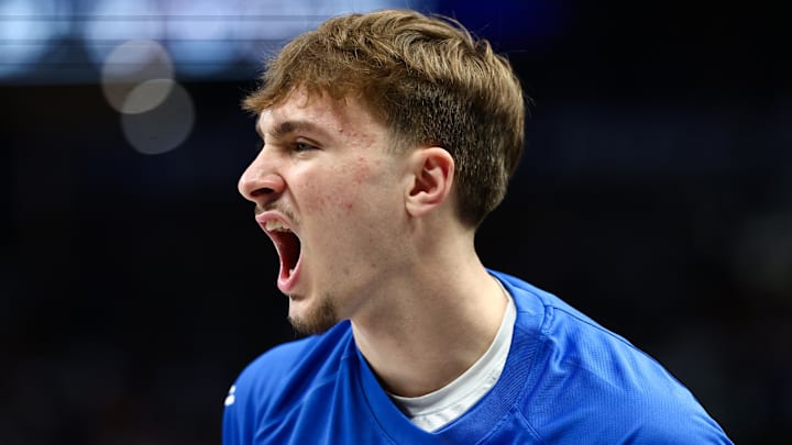 Oct 24, 2025; Dallas, Texas, USA; Dallas Mavericks forward Cooper Flagg (32) reacts before the game against the Washington Wizards at American Airlines Center. Mandatory Credit: Kevin Jairaj-Imagn Images Oct 24, 2025; Dallas, Texas, USA; Dallas Mavericks forward Cooper Flagg (32) reacts before the game against the Washington Wizards at American Airlines Center. Mandatory Credit: Kevin Jairaj-Imagn Images