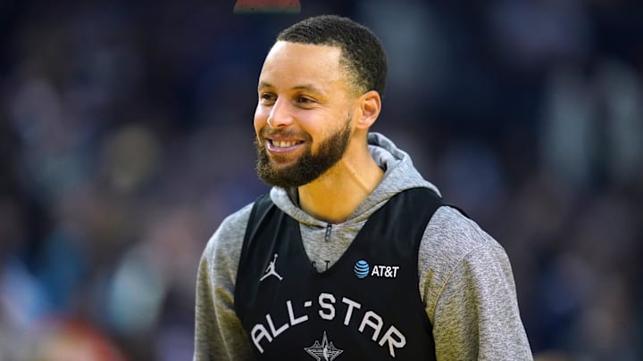 Stephen Curry wore player-exclusive adidas shoes on NBA All-Star Saturday night.