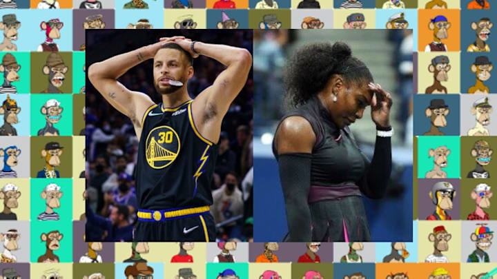Steph Curry and Serena Williams both own Bored Apes Steph Curry and Serena Williams both own Bored Apes