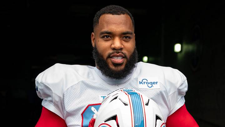 Tennessee Titans defensive tackle Jeffery Simmons Tennessee Titans defensive tackle Jeffery Simmons