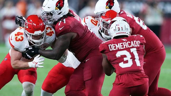 Kansas City Chiefs running back Emari Demercado Kansas City Chiefs running back Emari Demercado