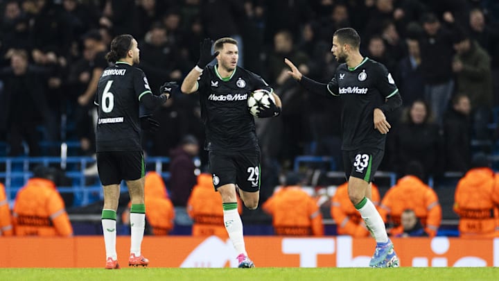 UEFA Champions League 2024/25 League Phase MD5Manchester City FC v Feyenoord Rotterdam UEFA Champions League 2024/25 League Phase MD5Manchester City FC v Feyenoord Rotterdam