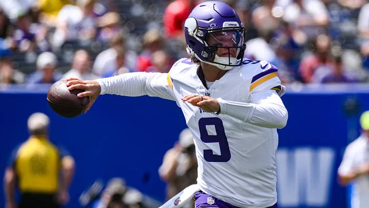 J.J. McCarthy's spot in the Vikings' future is far from secure. J.J. McCarthy's spot in the Vikings' future is far from secure.