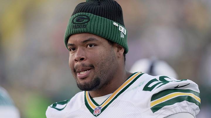 Green Bay Packers offensive tackle Zach Bako-Bewele Green Bay Packers offensive tackle Zach Bako-Bewele
