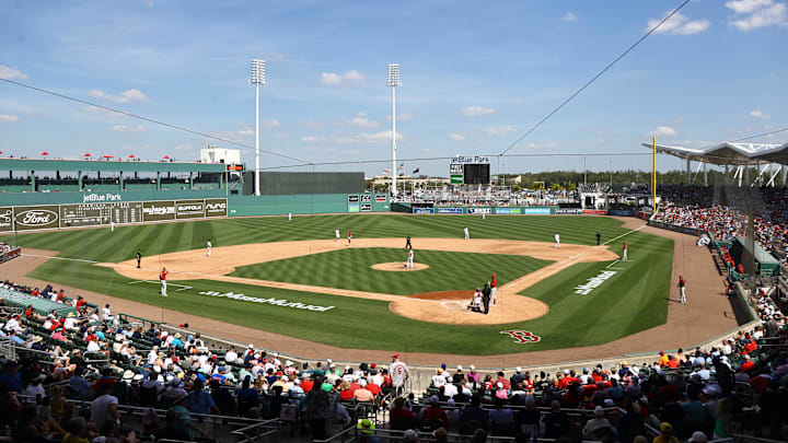 Mar 2, 2023; Fort Myers, Florida, USA; A general view of JetBlue Park where the Boston Red Sox play the Philadelphia Phillies at Fenway South. 