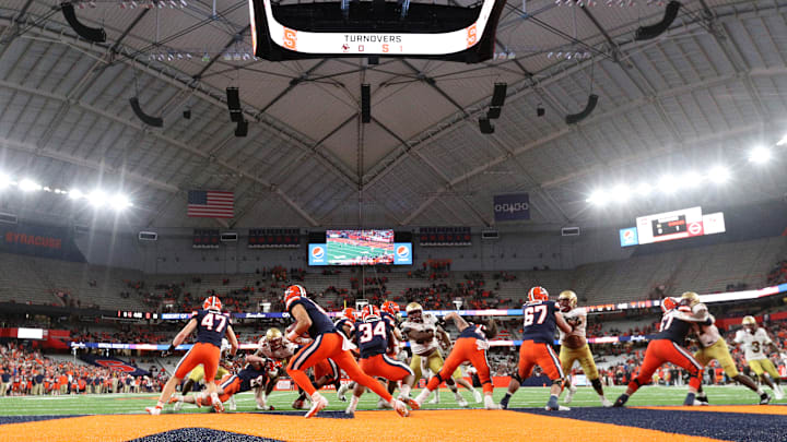 Syracuse football is hosting numerous recruits on visits, including Baltimore prospects and an elite New Jersey target.