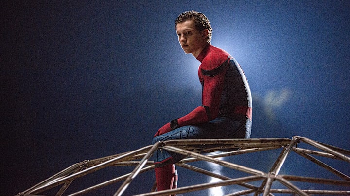 Tom Holland stars as Spider-Man in Columbia Pictures' SPIDER-MAN™: HOMECOMING.