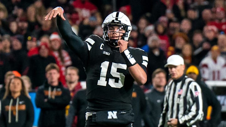 Dylan Raiola has thrown his last pass as Nebraska's quarterback.