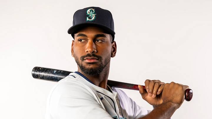 Feb 20, 2025; Peoria, AZ, USA; Seattle Mariners outfielder Lazaro Montes poses for a portrait during media day at Peoria Sports Complex. Mandatory Credit: Mark J. Rebilas-Imagn Images Feb 20, 2025; Peoria, AZ, USA; Seattle Mariners outfielder Lazaro Montes poses for a portrait during media day at Peoria Sports Complex. Mandatory Credit: Mark J. Rebilas-Imagn Images