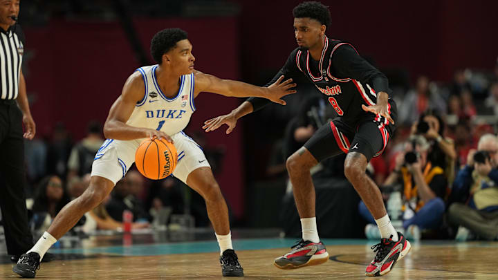 Duke basketball guard Caleb Foster Duke basketball guard Caleb Foster