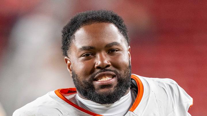Denver Broncos defensive end Eyioma Uwazurike Denver Broncos defensive end Eyioma Uwazurike
