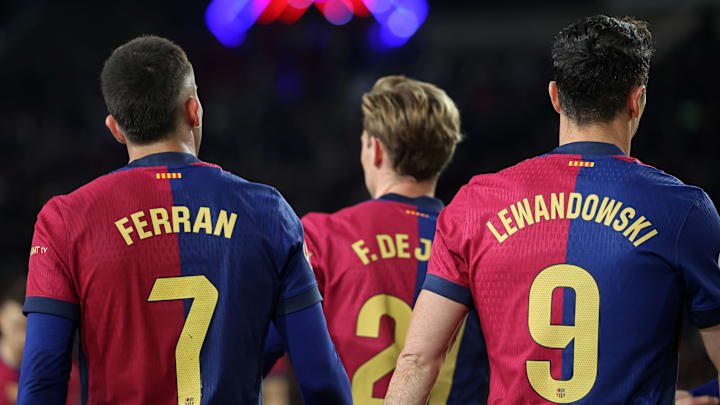 Robert Lewandowski y Ferran Torres, FC Barcelona v Valencia CF - La Liga EA Sports