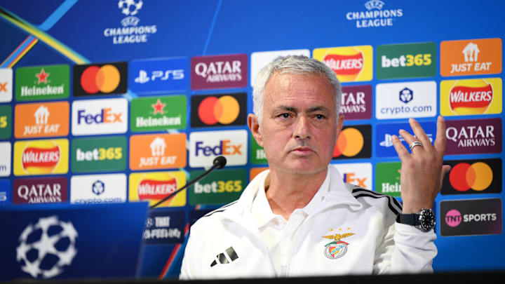 SL Benfica Training Session And Press Conference - UEFA Champions League 2025/26 League Phase MD2