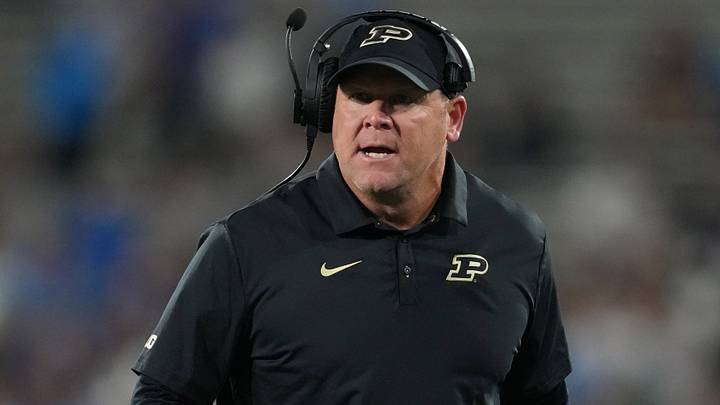 Purdue Boilermakers head coach Barry Odom.