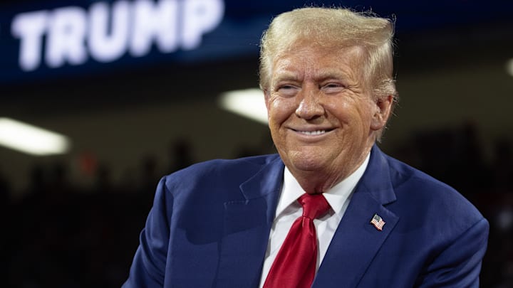 Republican Presidential Nominee Former President Donald Trump Hosts A Town Hall In Flint, Michigan