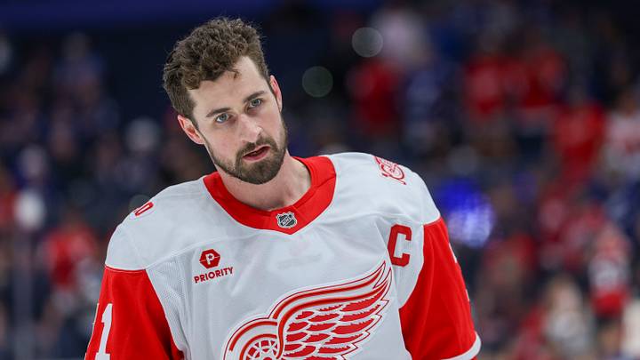 Apr 13, 2026; Tampa, Florida, USA; Detroit Red Wings center Dylan Larkin (71) warms up before a game against the Tampa Bay Lightning at Benchmark International Arena. Mandatory Credit: Nathan Ray Seebeck-Imagn Images Apr 13, 2026; Tampa, Florida, USA; Detroit Red Wings center Dylan Larkin (71) warms up before a game against the Tampa Bay Lightning at Benchmark International Arena. Mandatory Credit: Nathan Ray Seebeck-Imagn Images