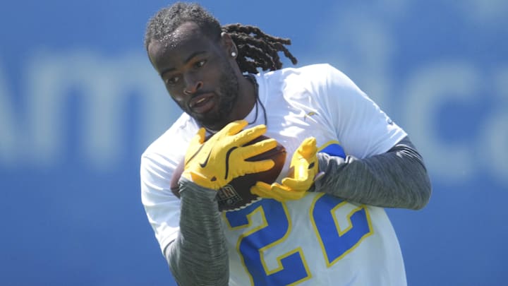 Los Angeles Chargers running back Najee Harris.