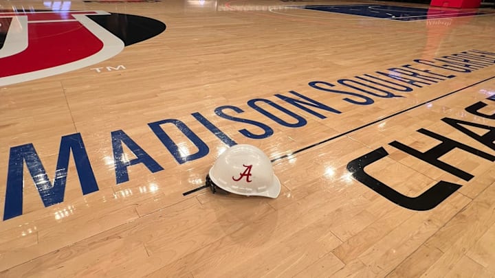 Alabama Hard Hat at Madison Square Garden