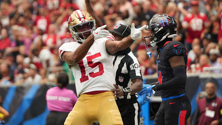 Free agent wide receiver Jauan Jennings Free agent wide receiver Jauan Jennings