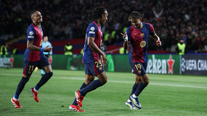 Lamine Yamal (right) will be key to Barcelona's success against Inter