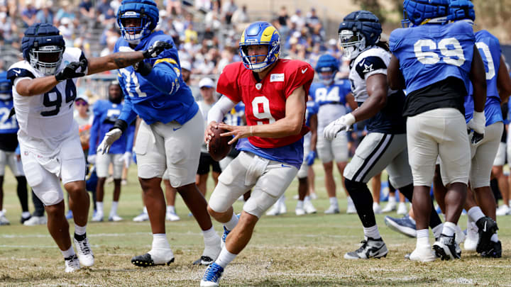 Los Angeles Rams & Dallas Cowboys Joint Practice, Matthew Stafford