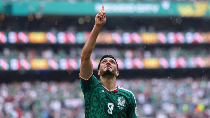 Raul Jimenez feierte sein 2:0 gegen Südafrika euphorisch