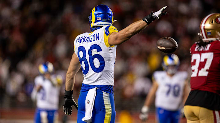 Los Angeles Rams Colby Parkinson v San Francisco 49ers