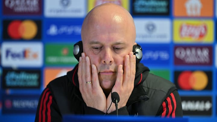 Arne Slot has faced questions over his future.