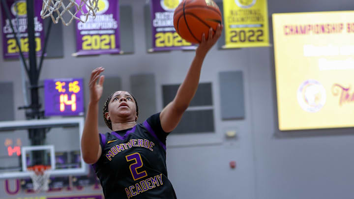 Ohio native Saniyah Hall, the No. 1 recruit for the 2026 class, has excelled in Florida this season while helping Montverde Academy (21-1) to the No. 1 ranking in the country.
