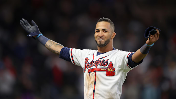 Eddie rosario fue el héroe de Atlnata y registró una marca