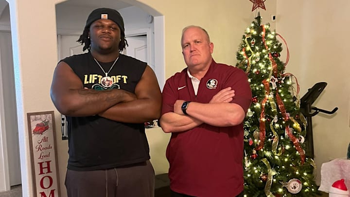 Nemehiah Ombati shares a holiday recruiting visit with Florida State.