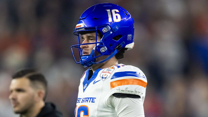 Boise State Broncos quarterback Kaleb Annett.