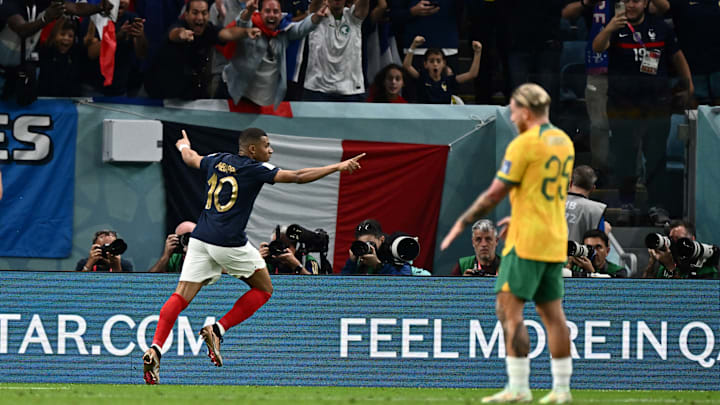 Mbappé anotó el tercer gol de los galos Mbappé anotó el tercer gol de los galos