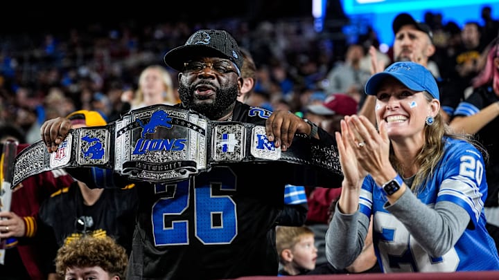 Detroit Lions fans. Detroit Lions fans.