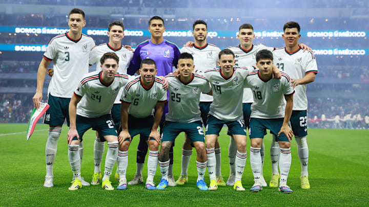 El once titular de México frente a Portugal