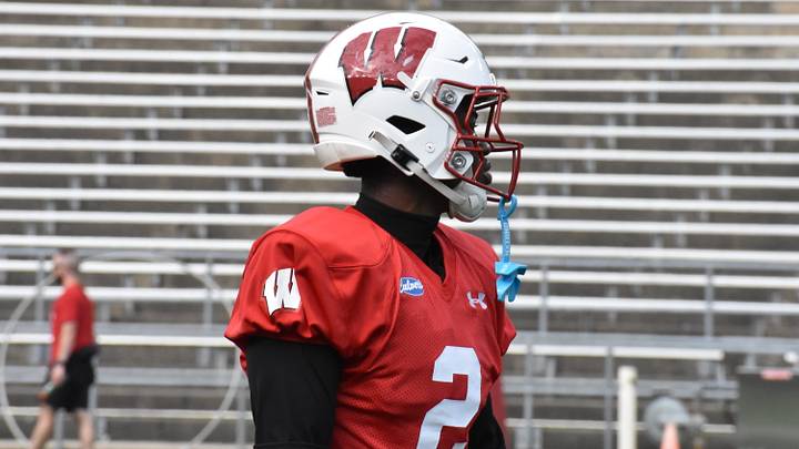 Wisconsin CB Javan Robinson. 