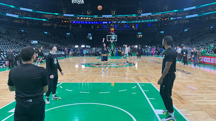 Indiana Pacers guard T.J. McConnell warms up before the Pacers take on the Boston Celtics in TD Garden for Game 2 of the 2024 Eastern Conference Finals. (Mandatory Photo Credit: PacersSI) Indiana Pacers guard T.J. McConnell warms up before the Pacers take on the Boston Celtics in TD Garden for Game 2 of the 2024 Eastern Conference Finals. (Mandatory Photo Credit: PacersSI)