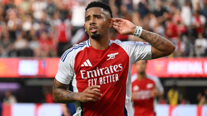 Gabriel Jesus foi titular em dois dos três jogos da pré-temporada até agora e marcou um gol contra o Manchester United