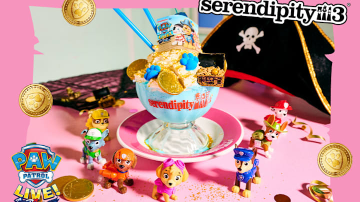 Serendipity3 Is Offering A Paw-fect Dessert To Celebrate PAW Patrol Live! “The Great Pirate Adventure”at The Theater at MSG. Image Credit to Serendipity3. 