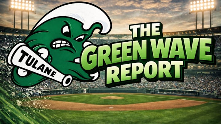 The Green Wave Report Baseball Graphic