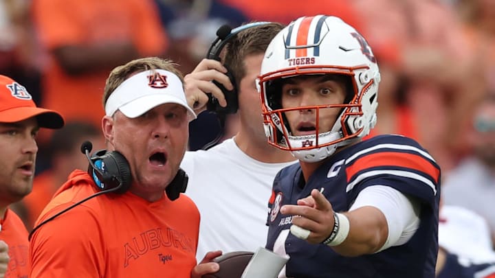 Despite added communication technology Auburn Tigers head coach Hugh Freeze and quarterback Payton Thorne haven't always been on the same page.