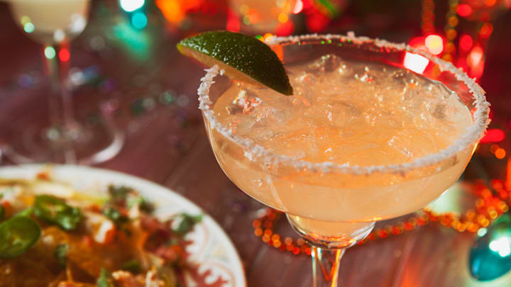 A festive margarita.
