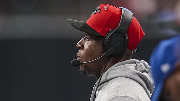 Atlanta Falcons coach Raheem Morris interviewed Houston Texans assistant Nate Ollie for their defensive line coach opening.