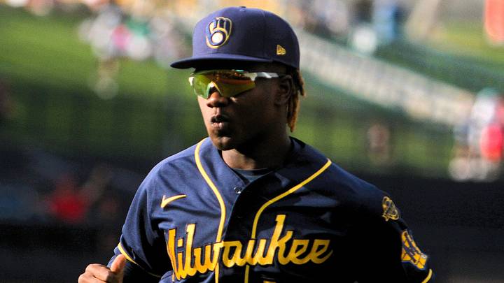 Milwaukee Brewers prospect Jesus Made runs off the field during the spring breakout game on March 17, 2025. Milwaukee Brewers prospect Jesus Made runs off the field during the spring breakout game on March 17, 2025.