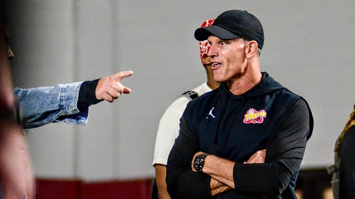 Oklahoma coach Brent Venables announced the hiring of Justin Smith as the program's new head football athletic trainer Friday. Oklahoma coach Brent Venables announced the hiring of Justin Smith as the program's new head football athletic trainer Friday.