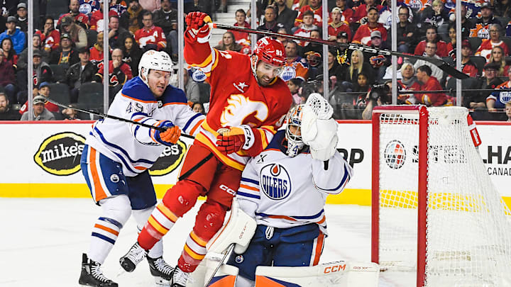 Edmonton Oilers v Calgary Flames
