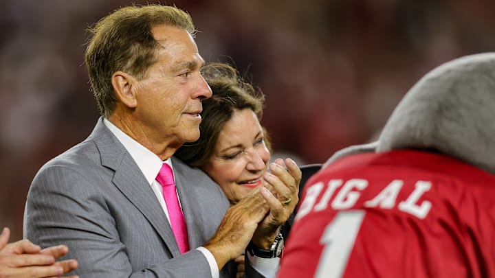 Nick Saban, Terry Saban, USF v Alabama